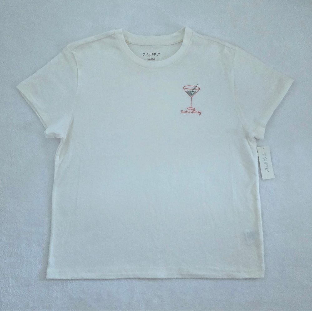 Z Supply "Extra Dirty" Martini🍸 Tee👕 - NWT
